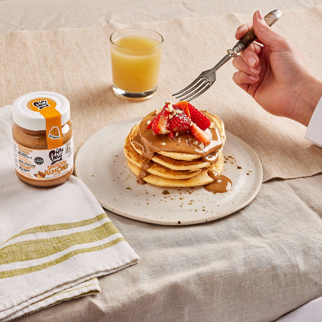 Nutty Banana Pancake Recipe | Pip & Nut