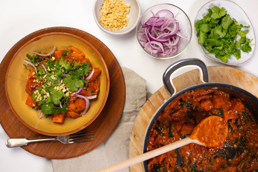 Spicy Peanut Butter Veggie Curry Recipe | Pip & Nut
