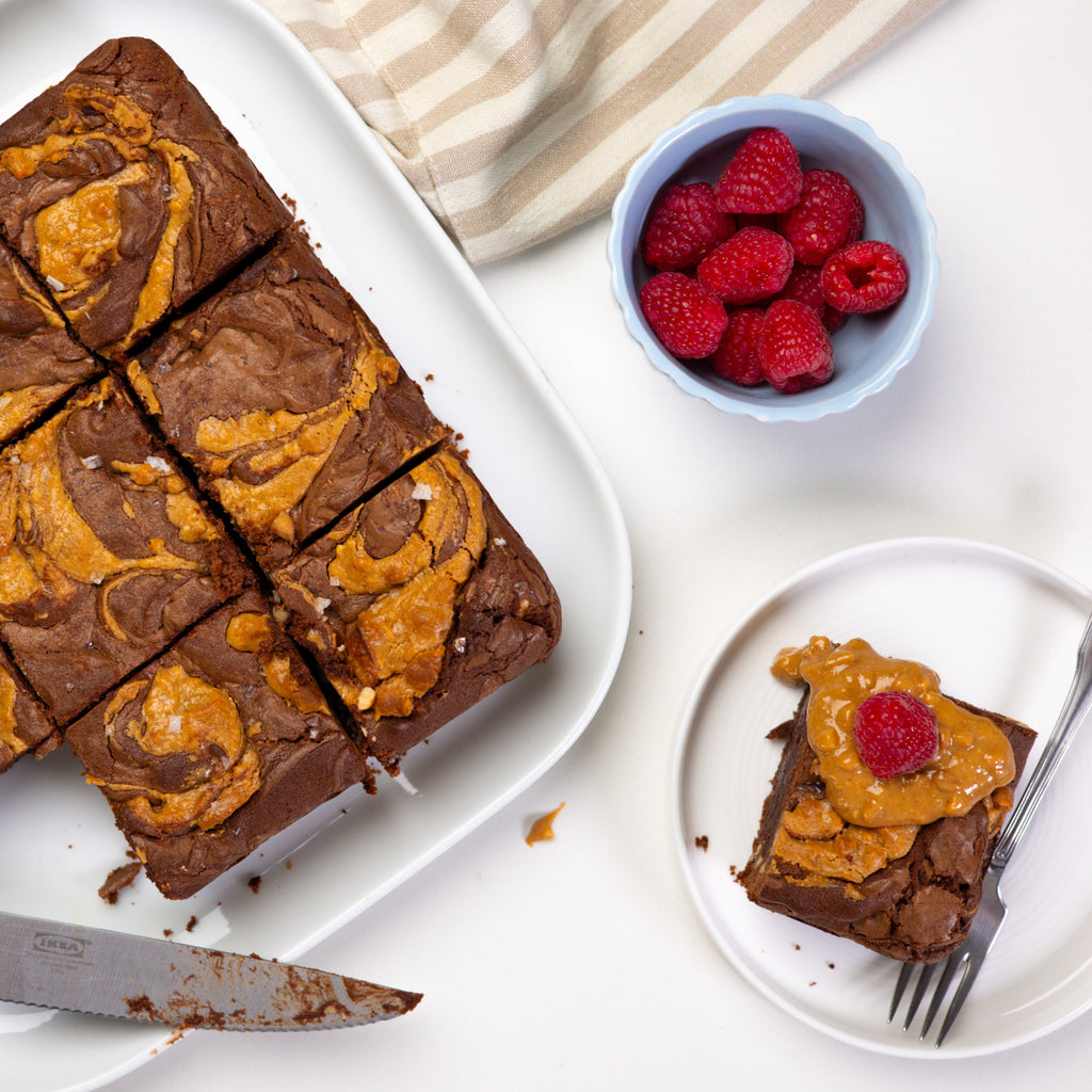 Peanut Butter Brownies Recipe | Pip & Nut