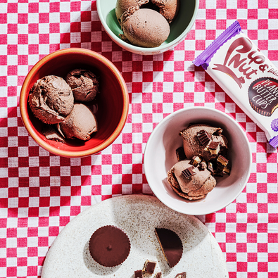 Peanut Butter and Banana Dark Chocolate Ice Cream