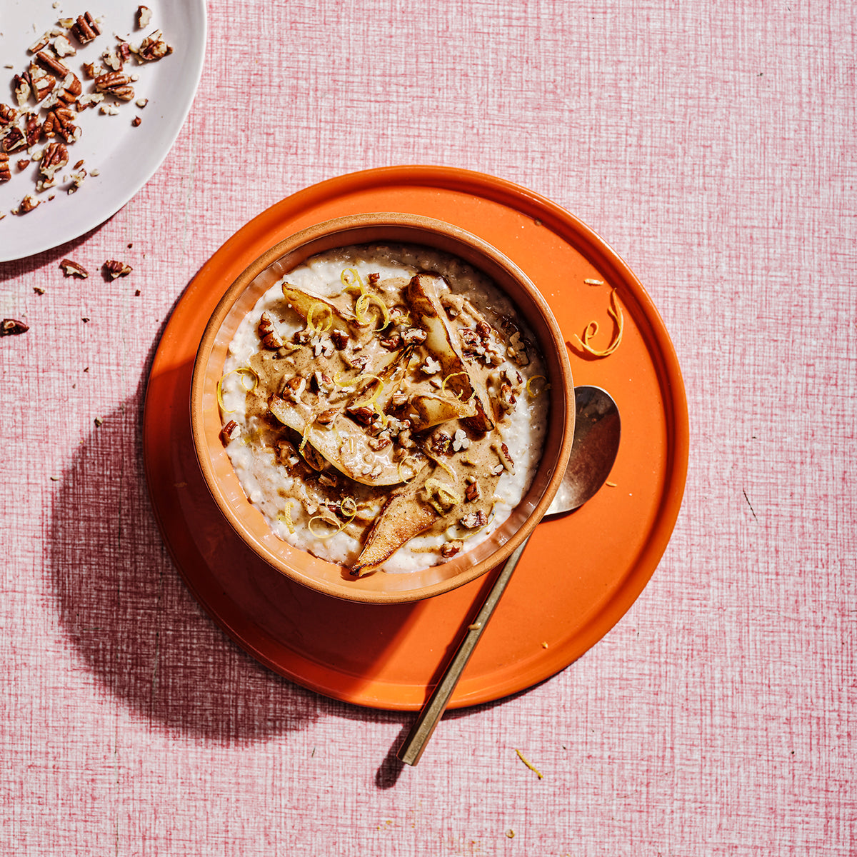 Pear & Almond Butter Porridge Recipe Pip & Nut