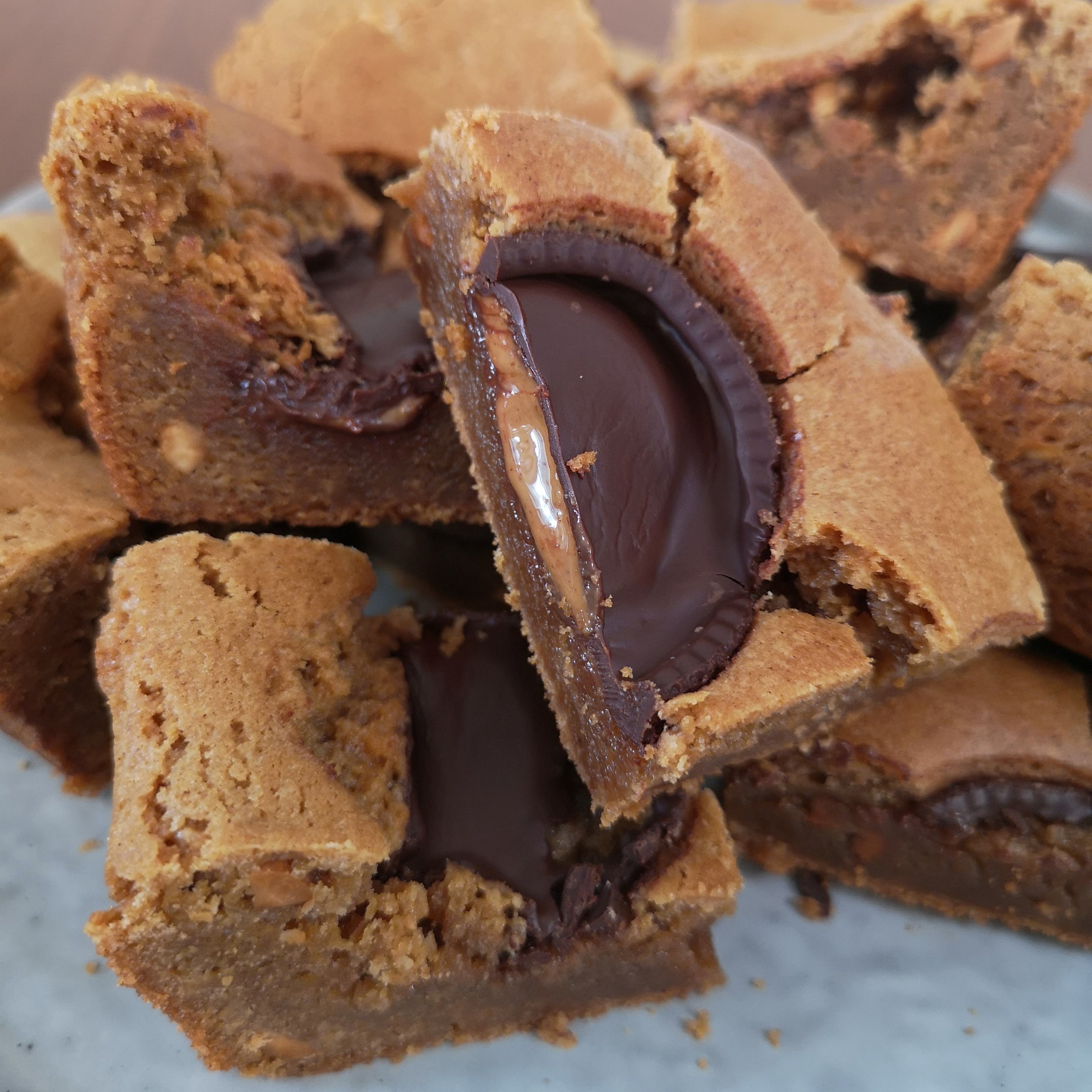 Peanut Butter Cup Blondie Recipe Pip & Nut