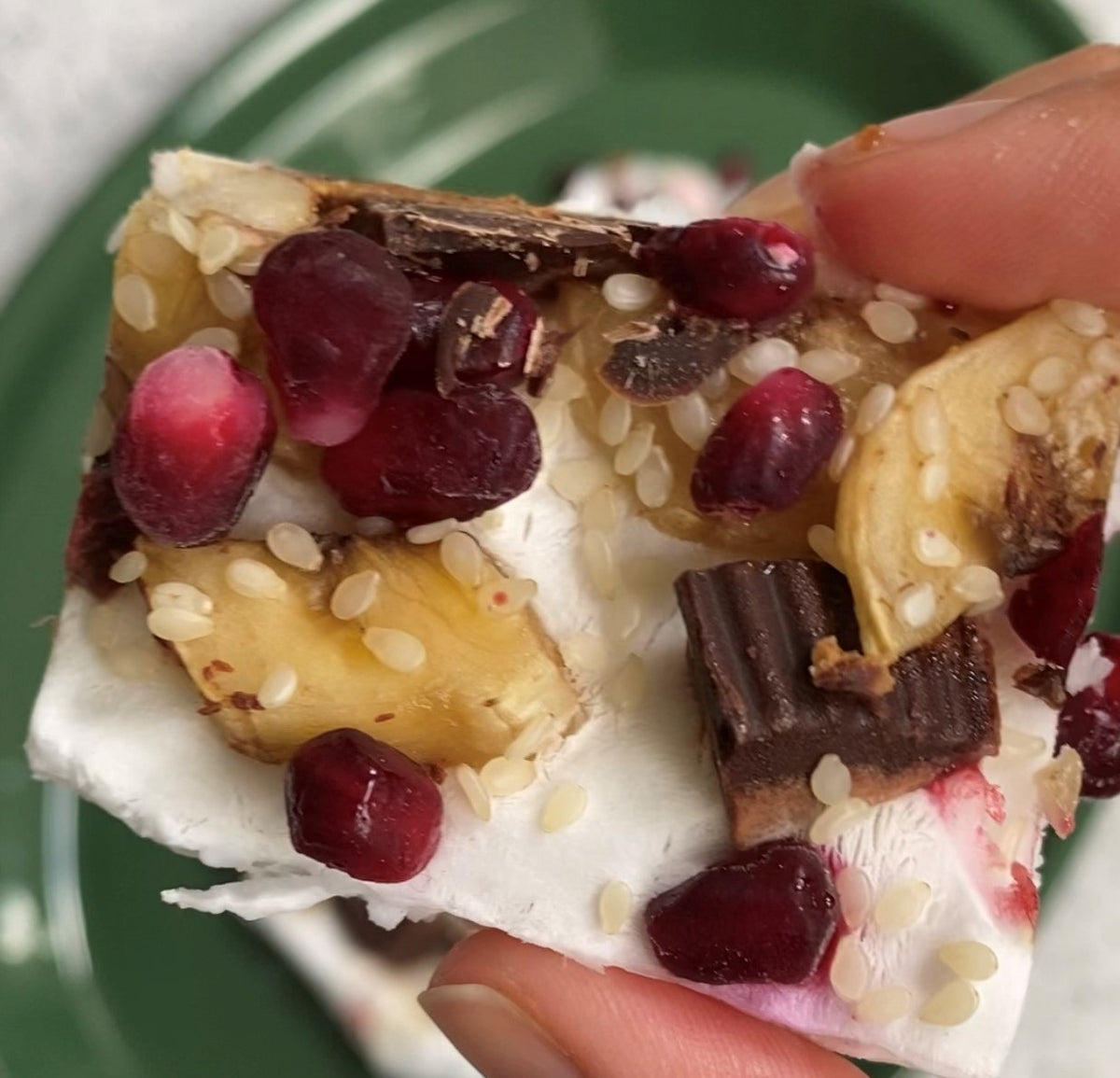  Almond Butter Cup & Coconut Yoghurt Bark 
