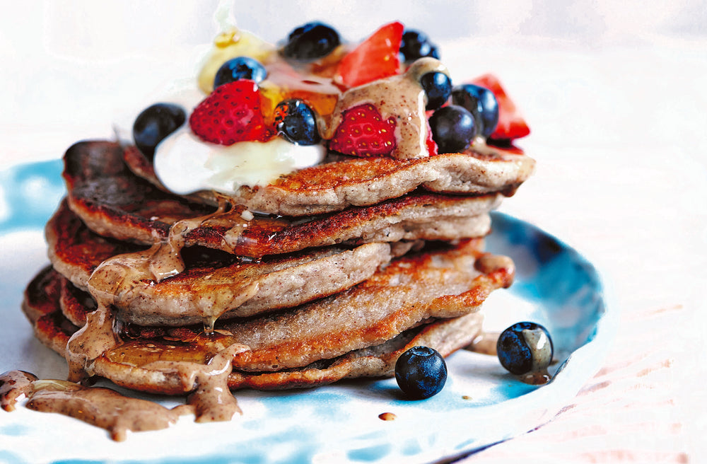  Almond Butter Banana Pancakes 