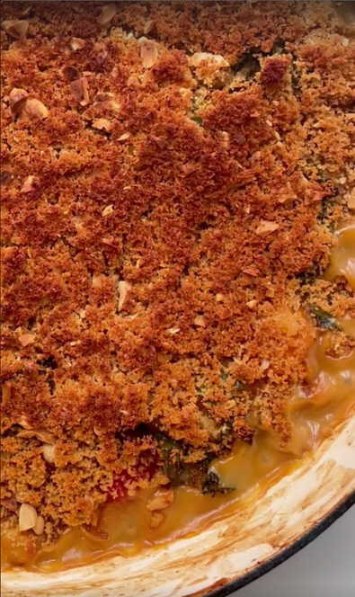 Chickpea Satay Gratin