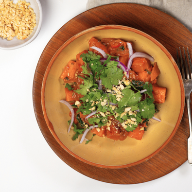 Veganezer's Peanut Butter Tofu Curry
