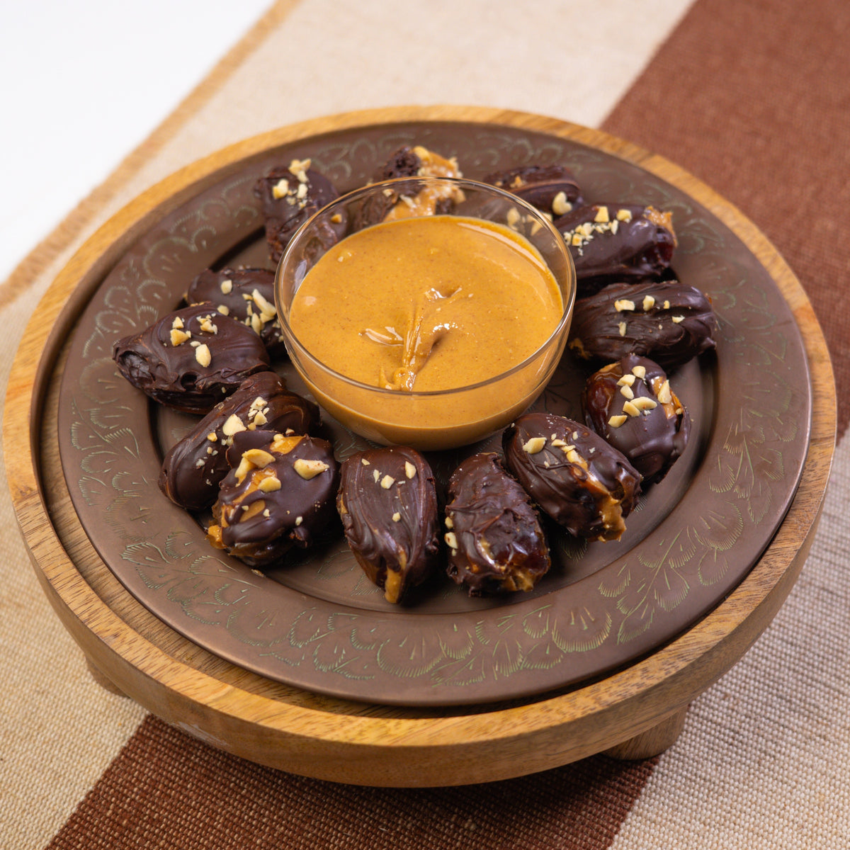  Peanut Butter Stuffed Dates 
