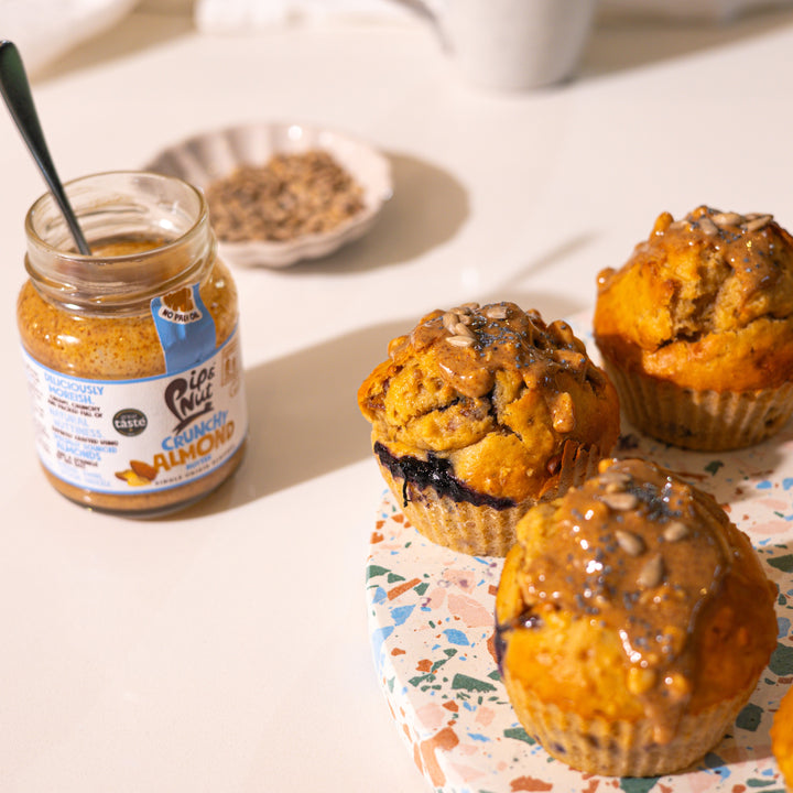  Blueberry & Almond Breakfast Muffins 