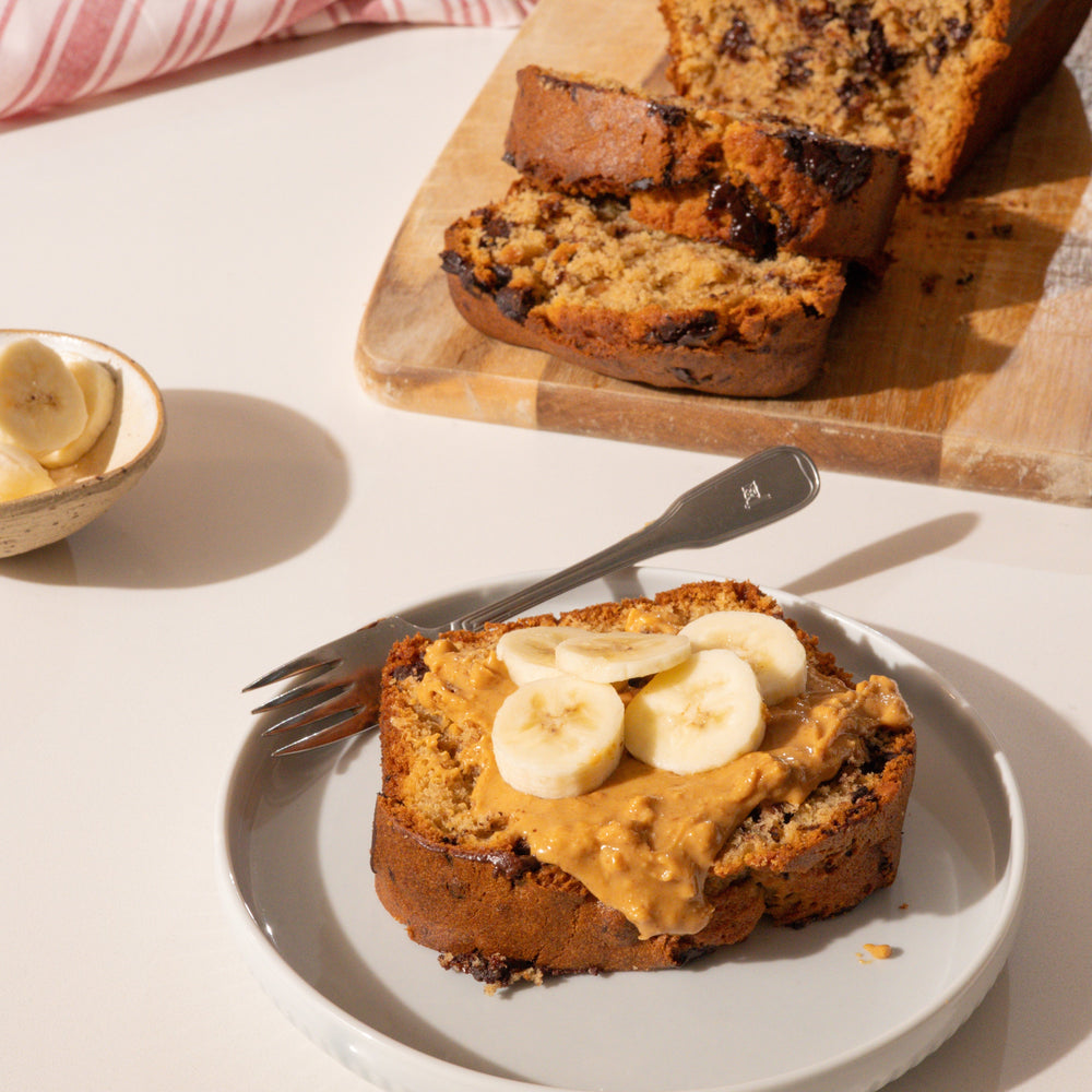  Peanut Butter Banana Bread 