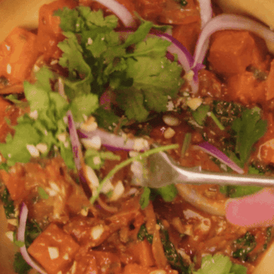 Almond Butter Veggie Curry