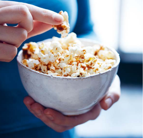  Peanut Butter Maple Popcorn 