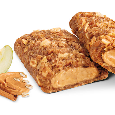 Peanut Butter Stuffed Apple & Cinnamon Oat Bars (15 bars)