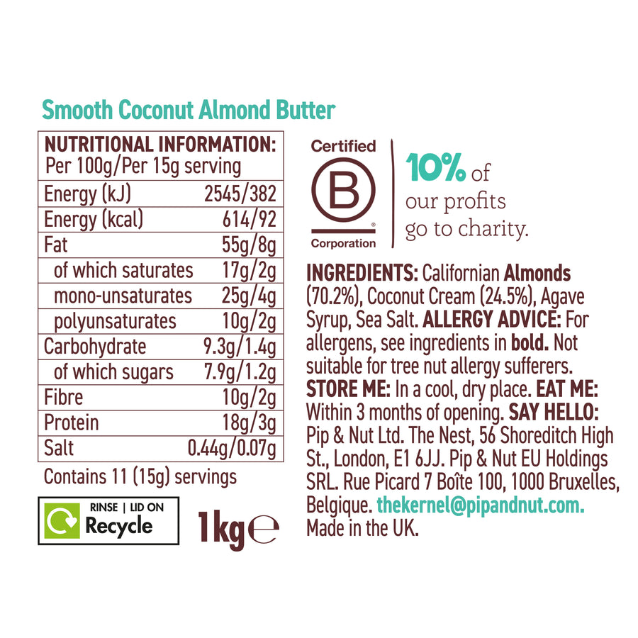Coconut Almond Butter 1kg