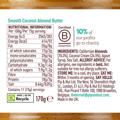 Coconut Almond Butter 170g