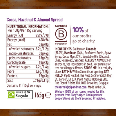 Chocolate Hazelnut Spread 165g