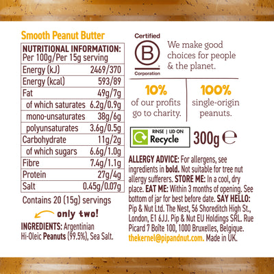 Smooth Peanut Butter 300g