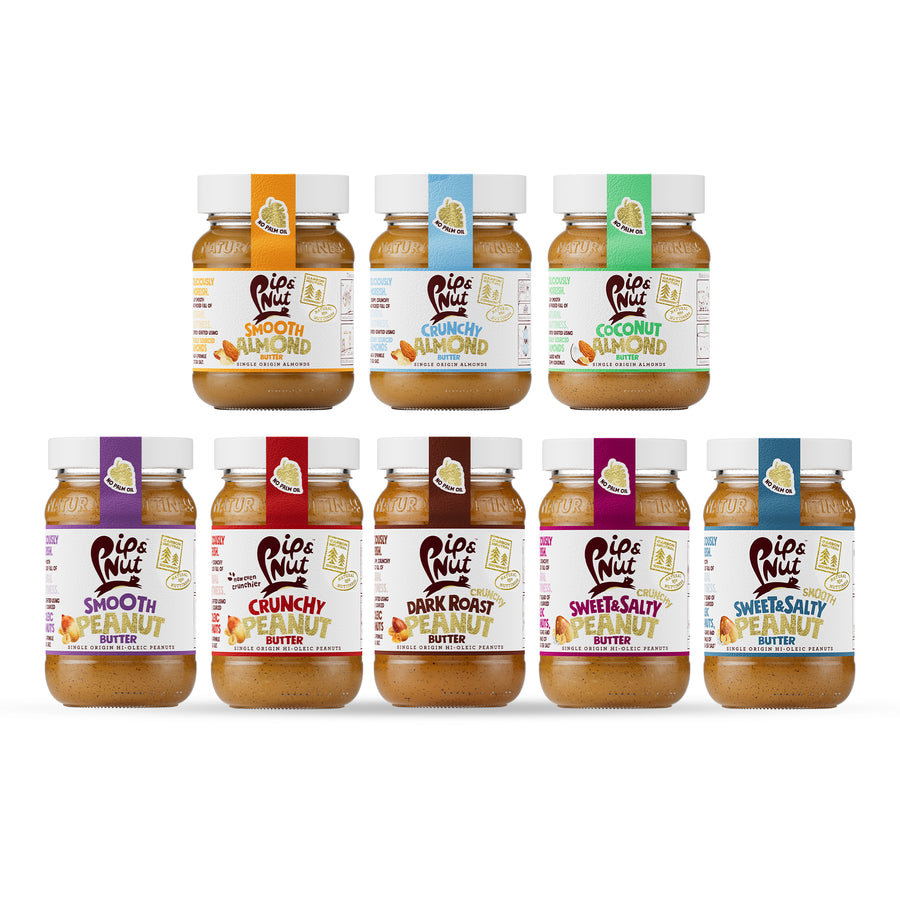 Pip & Nut's Full Range Jar Bundle (8 Jars)