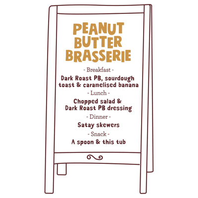 Dark Roast Crunchy Peanut Butter 300g