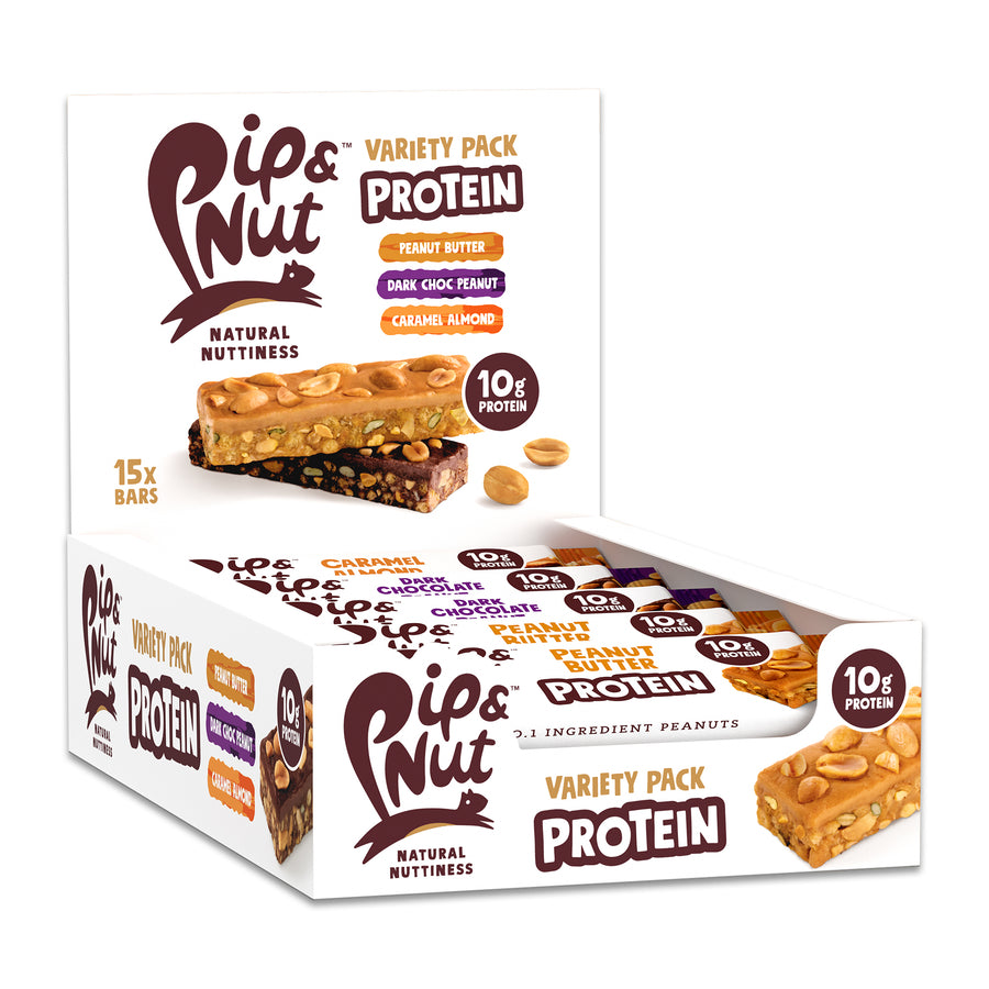 Variety Pack Nut Butter Protein Bars (15 bars)